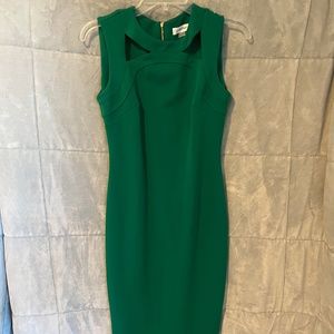 Emerald Green Calvin Klein Dress